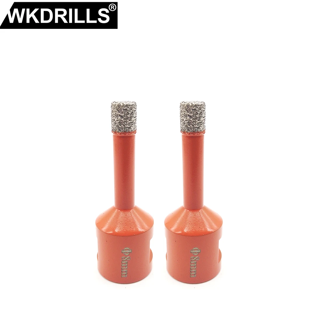 

2pcs 8mm Dry Vacuum Brazed Diamond Drilling Core Bit with 10mm diamond height M14 Ceramic Tile Hole Saw Marble Drill Bits
