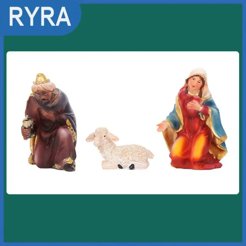 

5 дюймов, мини-выпуск, Набор рождественских подарков на Рождество, 11 шт., рождественские статуэтки на Рождество, рождественские подарки, деко...