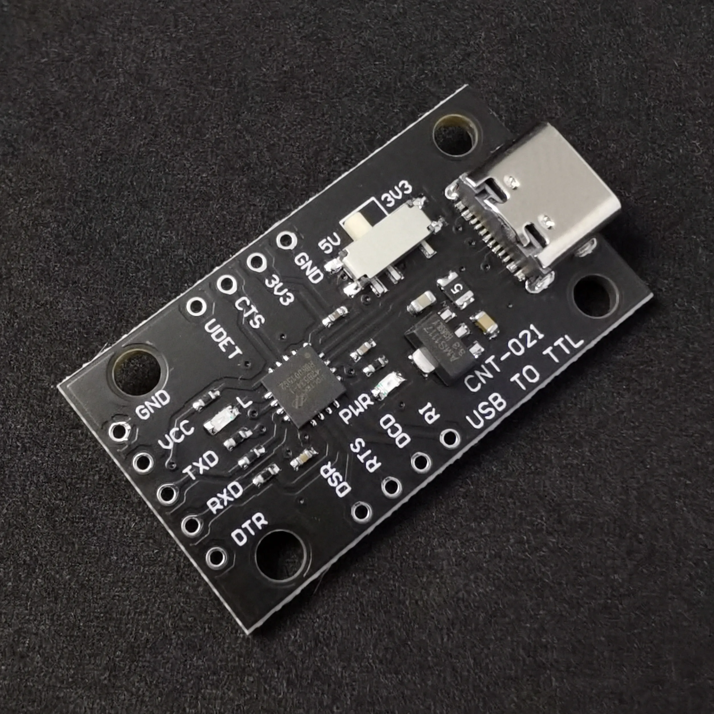 Фото HT42B534-1 Модуль USB-TTL Интерфейс типа C Напряжение 3,3 В/5 В для LGT8F328P LQFP32 MiniEVB №1