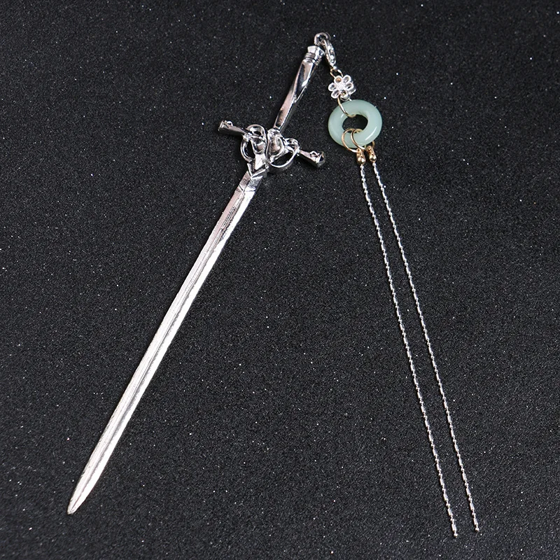 Новинка 2022 металлическая заколка-меч в стиле панк простые китайские палочки для