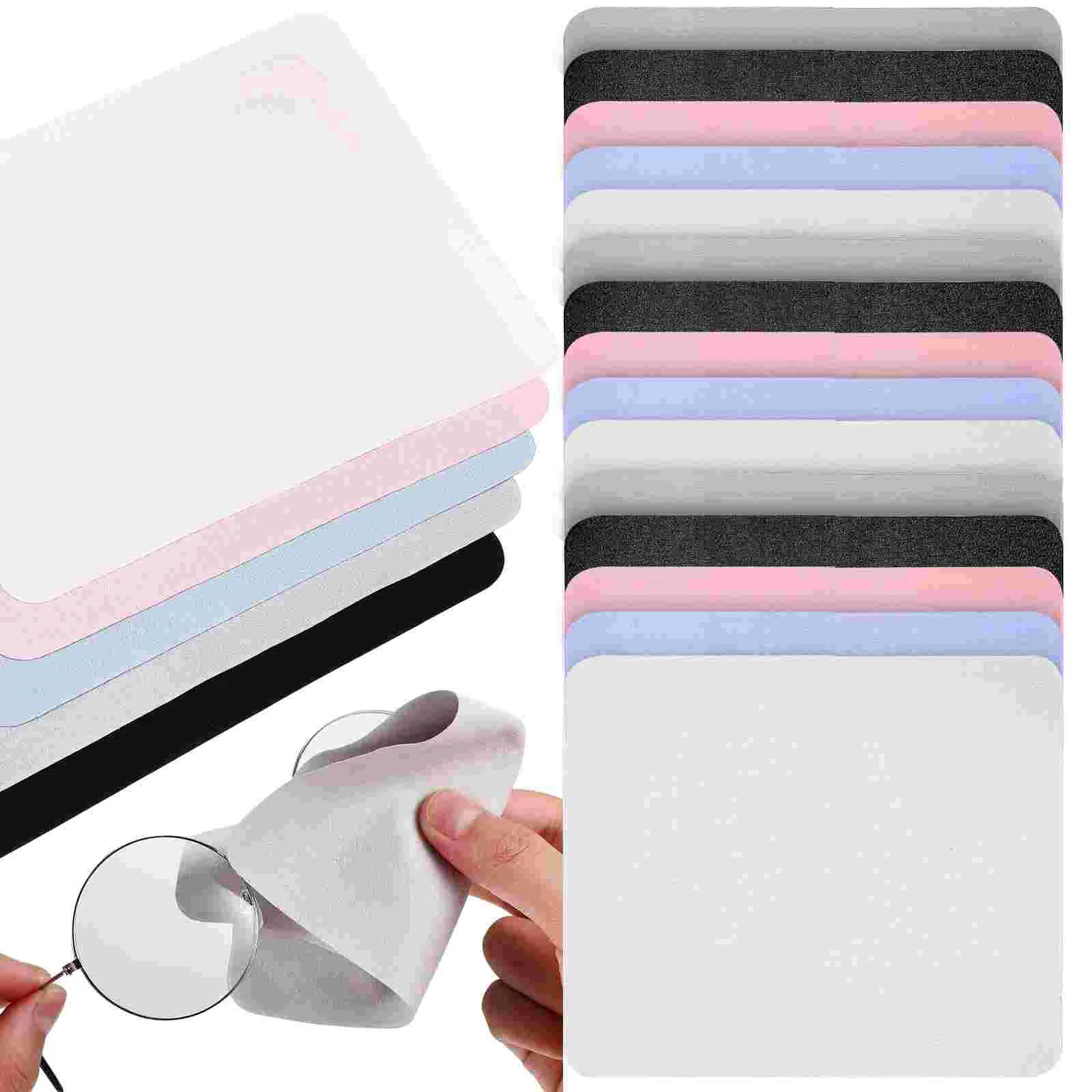 

Wet Wipes Glass Cleaner Microfiber Eyeglass Kit Lens Cloths Non Scratch