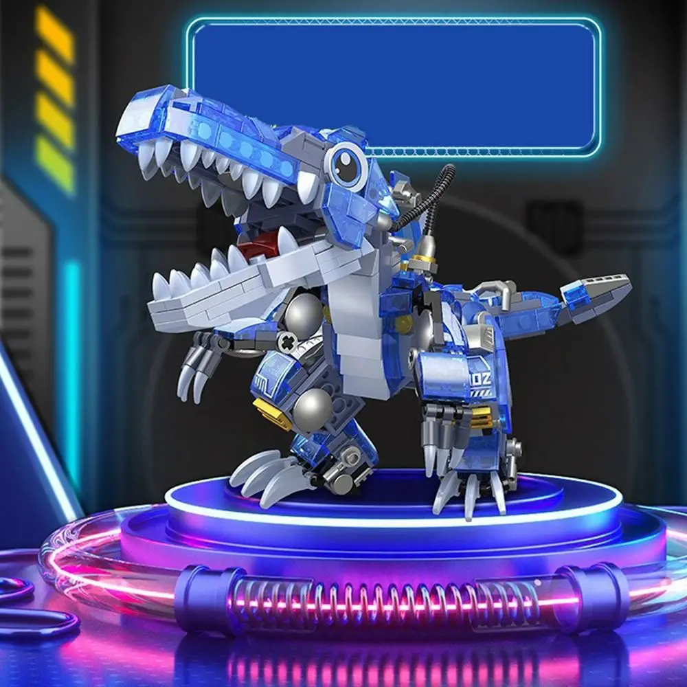 Тираннозавр светящийся динозавр строительный блок игрушка Трицератопс