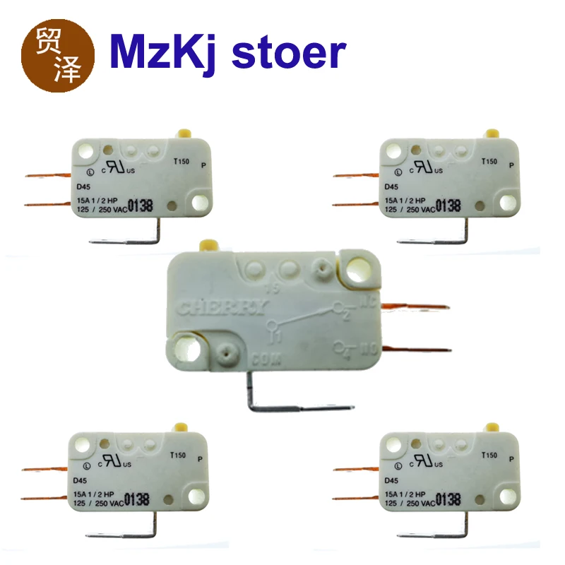 

5 шт. новый оригинальный немецкий импортный микропереключатель D45 15A1/2HP 40T125 5E4 125-250 В переменного тока