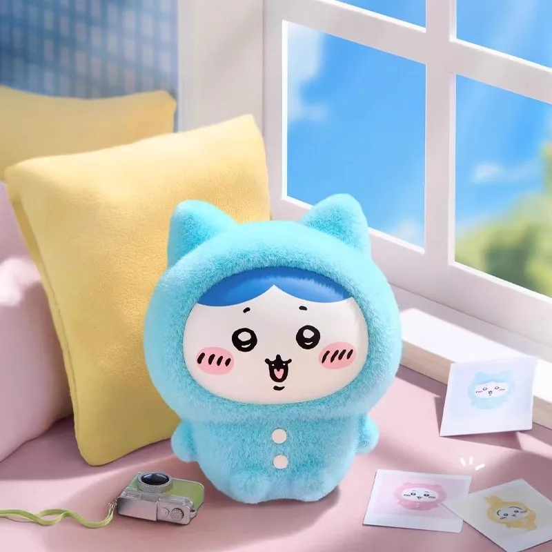 Фото MINISO chiikawa Pajama Party Sitting Row Series слепая коробка милая плюшевая виниловая кукла загадочная коробка аниме фигурки коллекция модель игрушки №5