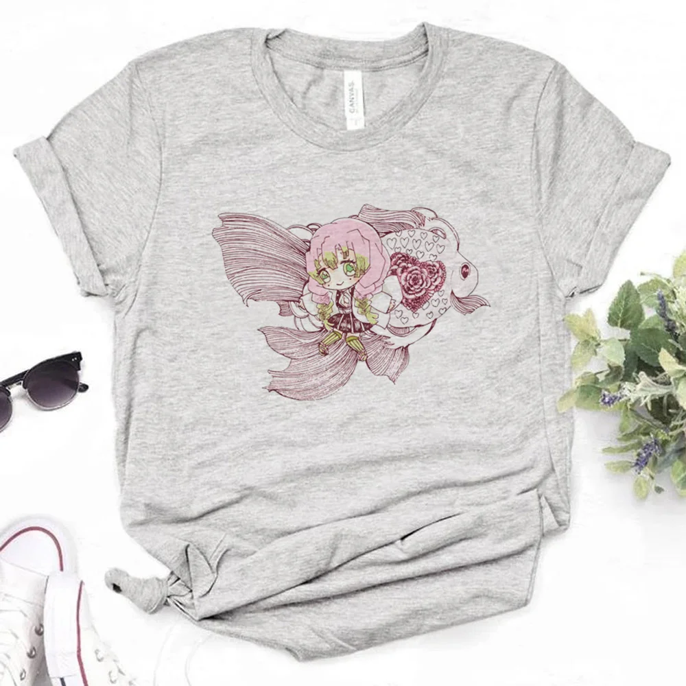 

Mitsuri t-shirts women anime harajuku comic t shirt girl manga designer clothes