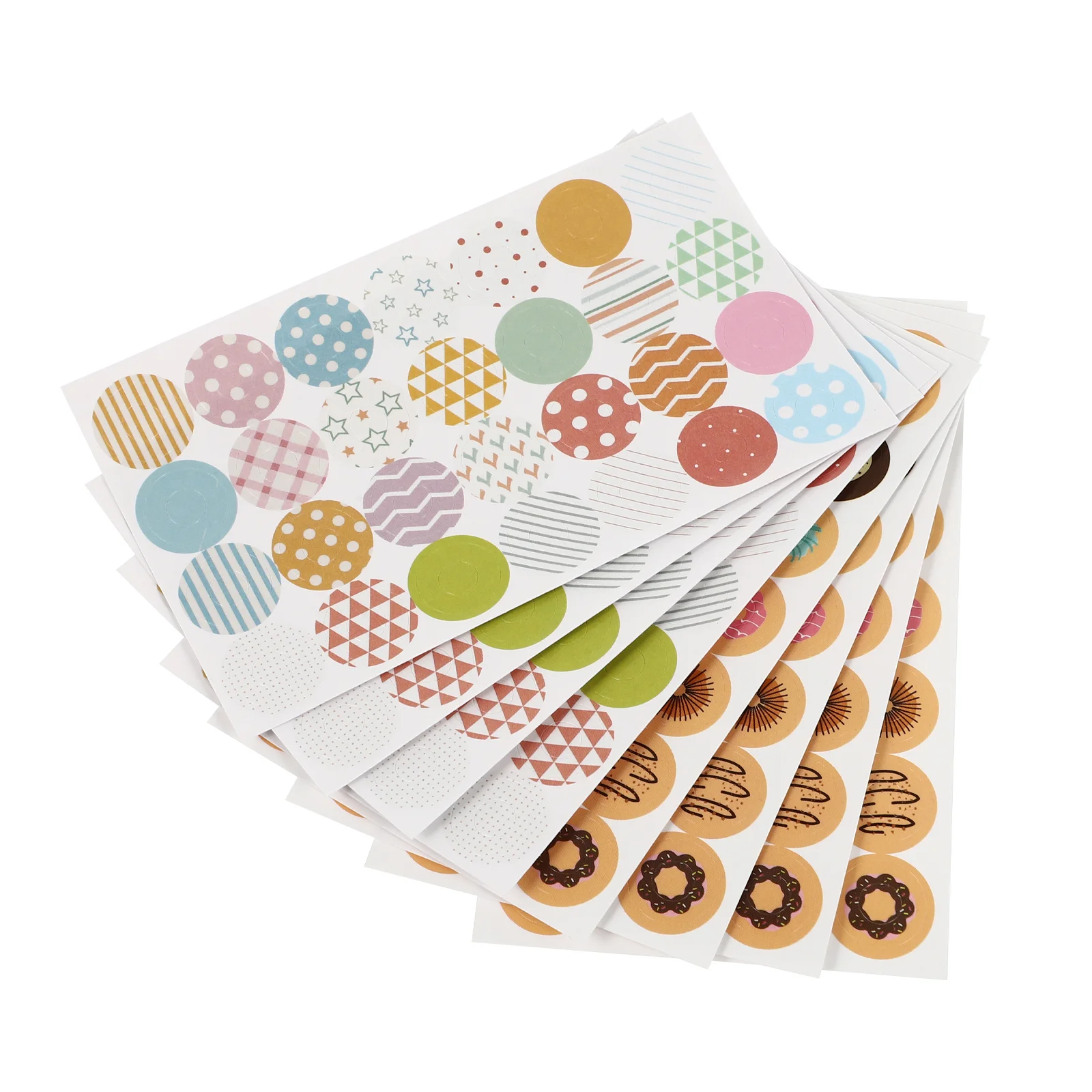 

Hole Reinforcement Stickers Paper Labels Leaf Loose Sticker Binder Adhesive Round Self Rings Reinforcers Dot Punch Donut Mini