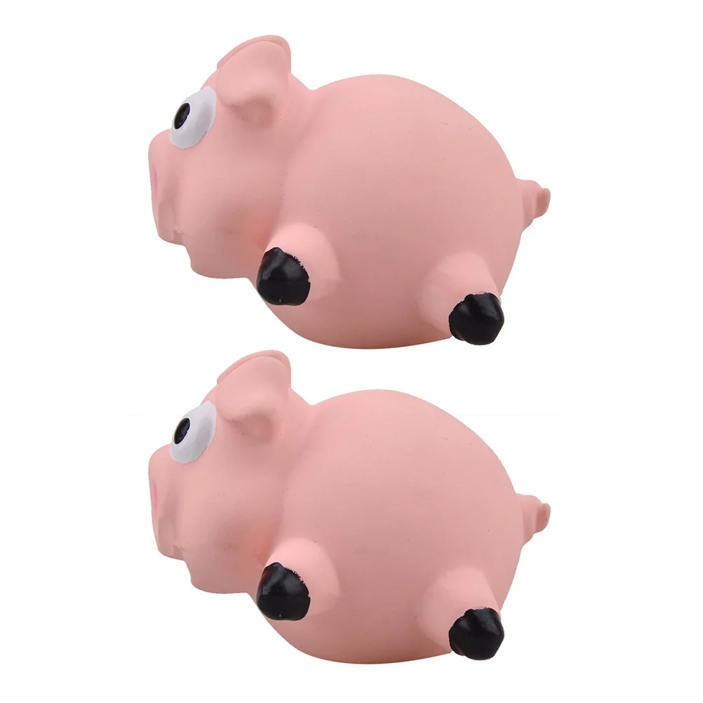 

2Pcs Decorative Puppy Toys Adorable Dog Toys Portable Toys Puppy Accessory
