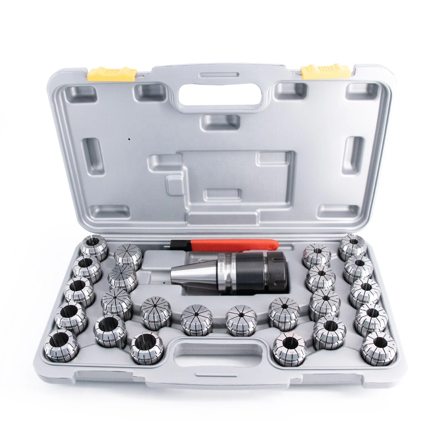 

Machine Tool accessories MAS403 BT40 Tool Holder ER40 26PCS Collet chuck set with 1pc spanner BT40 Collet chuck set