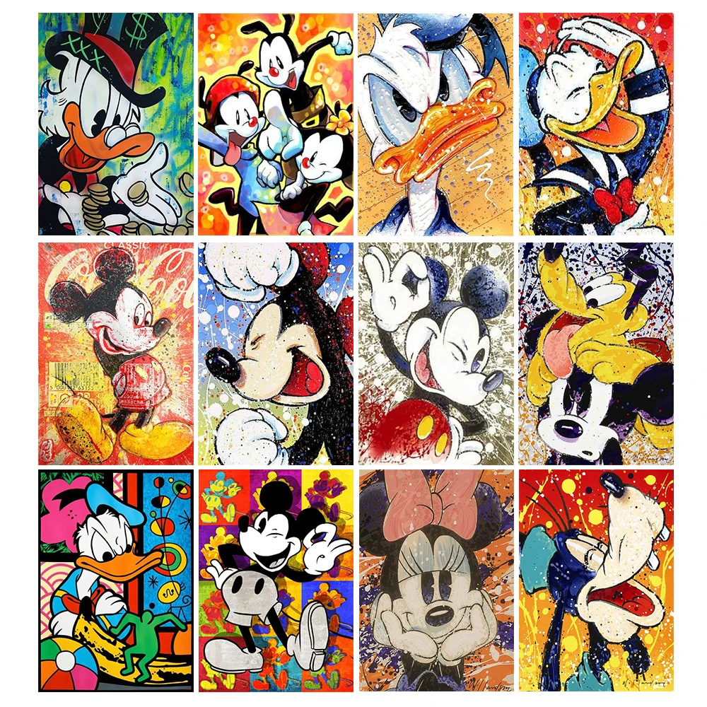 

Набор для алмазной вышивки «Микки и Минни»