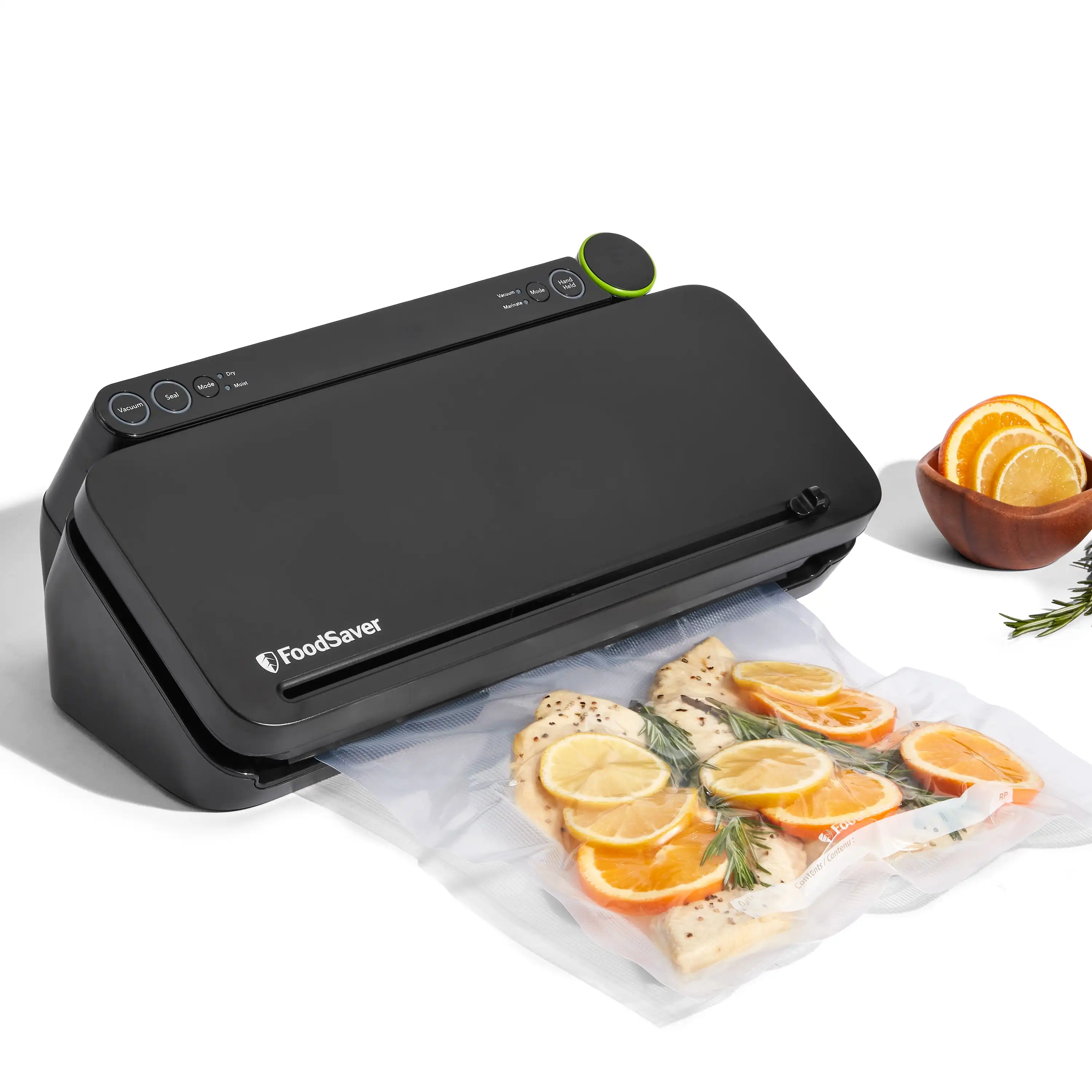 

FoodSaver Portable Multi-Use Food система для сохранения with Built-In Карманный герметик, Matte Black Kitchen