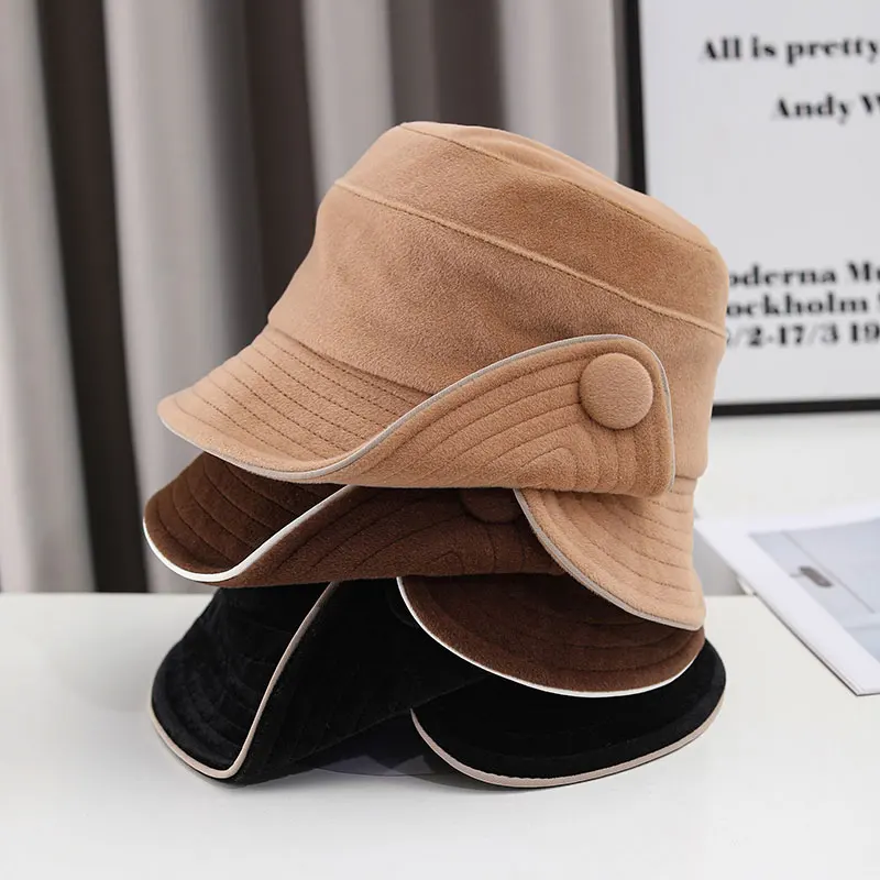 Шерстяная шапка для бассейна женская осенне-зимняя теплая покупок модная