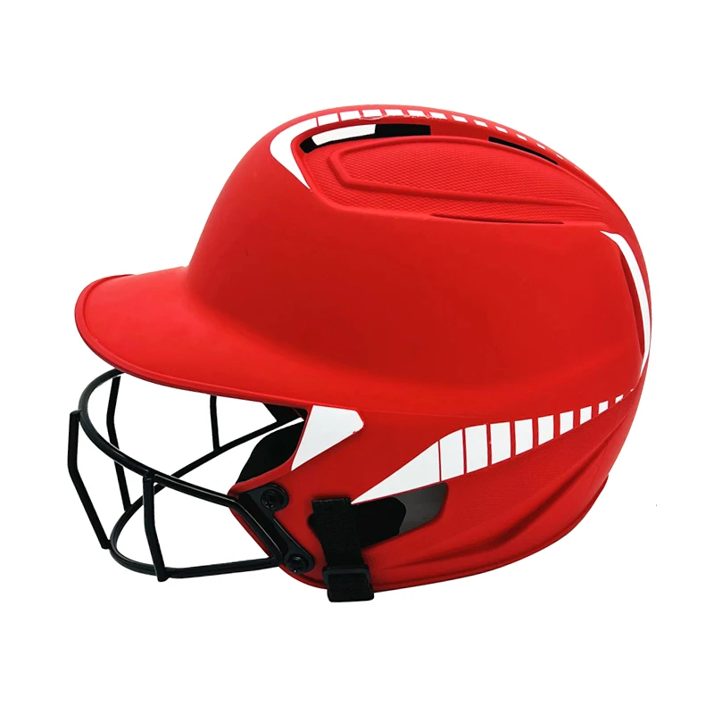 NEW Baseball Helmet Of RED Softball Batting Helmet For Adult