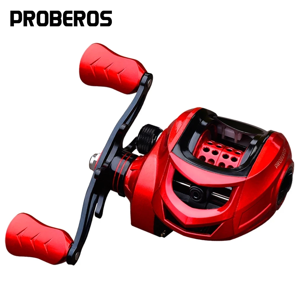 

Baitcasting Reel 7.2:1 Gear Ratio Reel Freshwater Aluminum Spool 10 KG Max Drag Fishing Reel 12 Magnetic Brake System