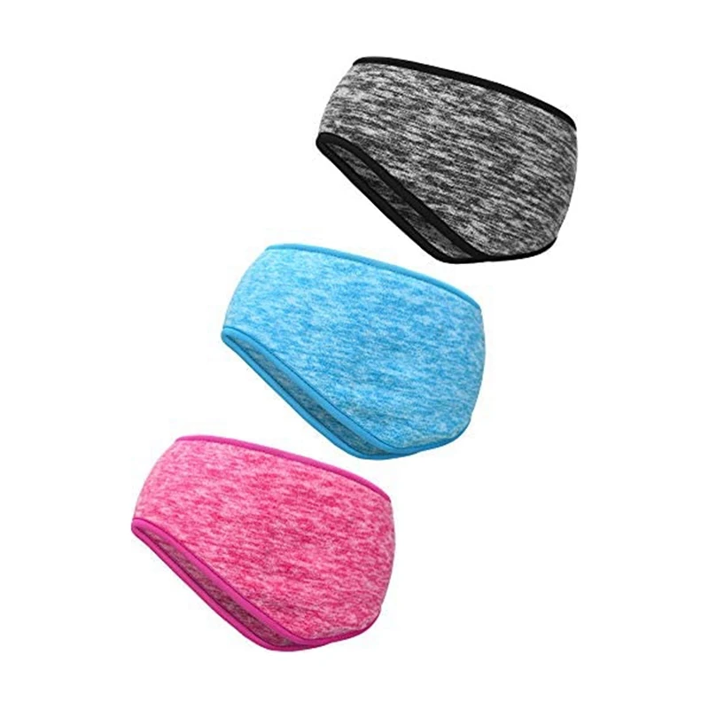 

Top!-3 Pcs Ear Warmer Headband Full Cover Ear Muff Headbands Sports Headband Ear Warmer For Winter Outdoor Use Sports Fitness