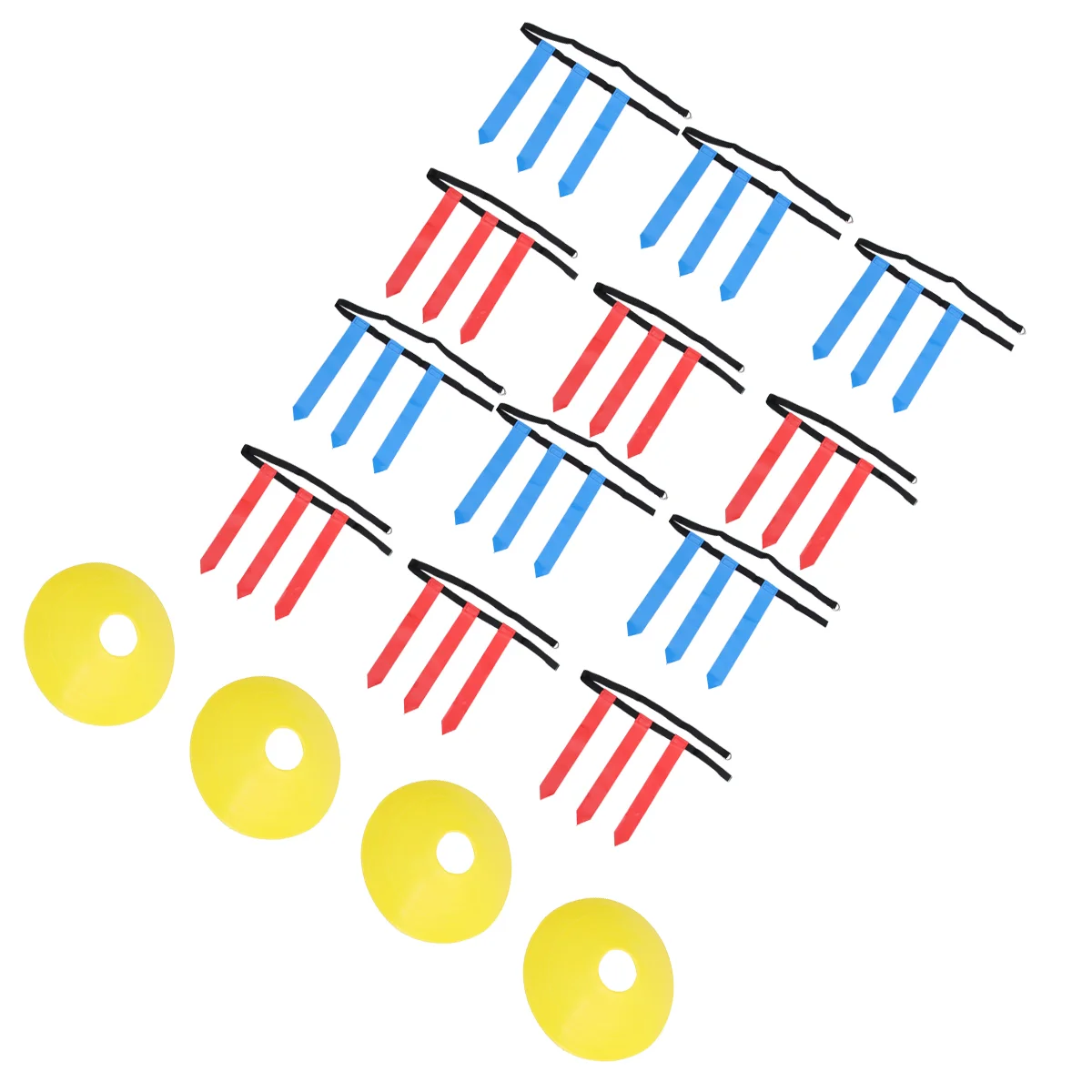 

1 Set Football Flag Simple Useful Practical Football Belts for Children Sporters