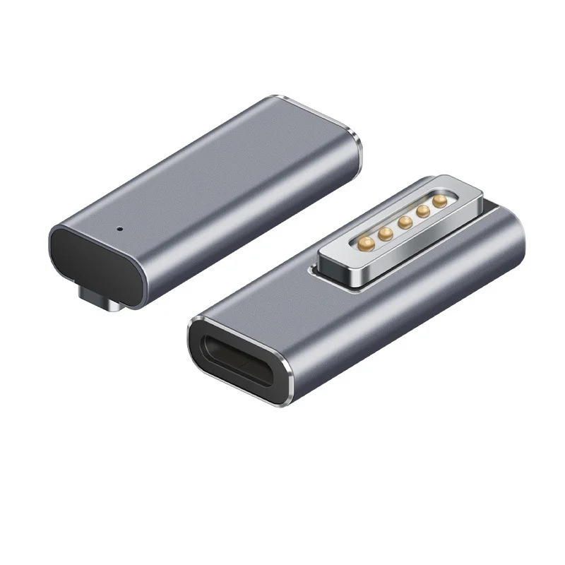 

Магнитный адаптер USB PD типа C для Apple Magsafe1, Magsafe 2, MacBook Pro, USB C, розетка, быстрая зарядка, 60 Вт, магнитный штепсельный конвертер