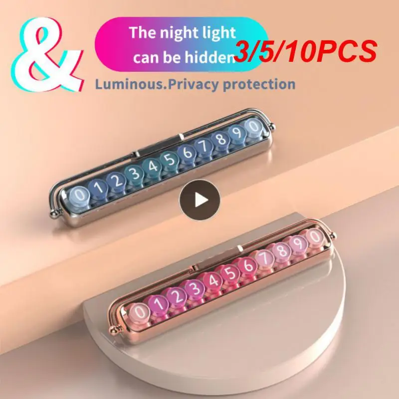 

Светящиеся таблички с защитой от влаги и солнца, 3/5/10 шт.