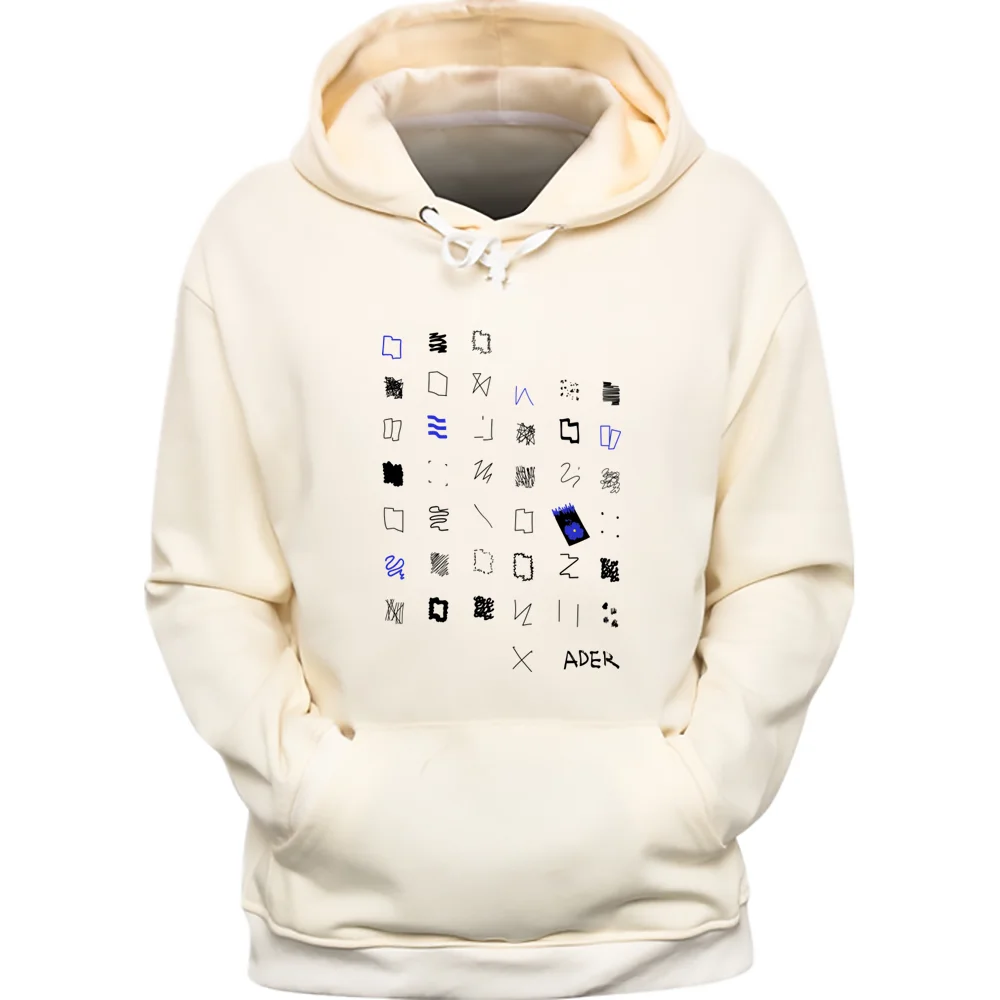 

ADER New Printed Cotton Unisex Unisex Long Sleeve Hoodie Sweatshirt