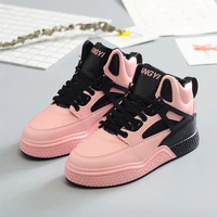 korean version of the thick soled high top shoes womens casual board shoes student shoes increased sports shoes sneakers women