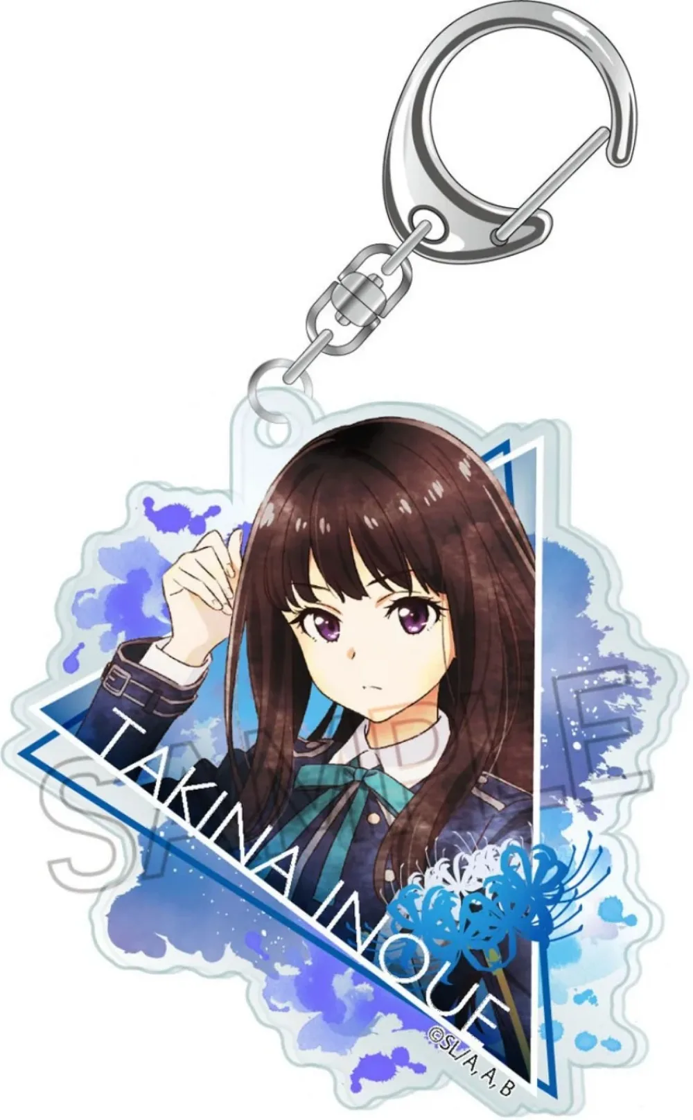 Аниме Lycoris Recoil акриловый брелок с персонажами мультфильмов Nishikigi Chisato ShakeTakina Inoue