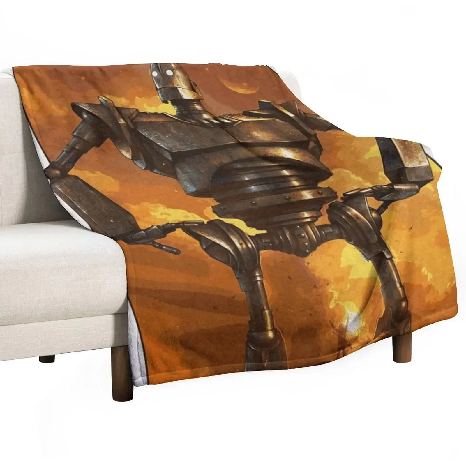 Ты что вы выбираете! - Одеяло с цитатой из фильма Железный гигант одеяла в стиле