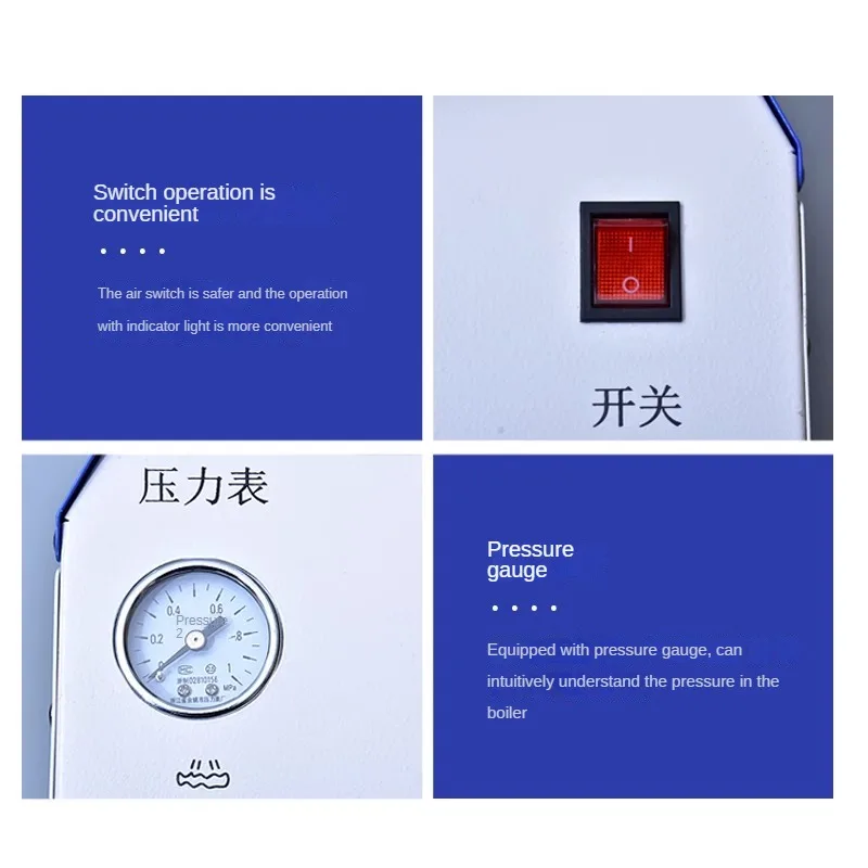 Автоматический энергосберегающий котел с добавлением воды паровой утюг