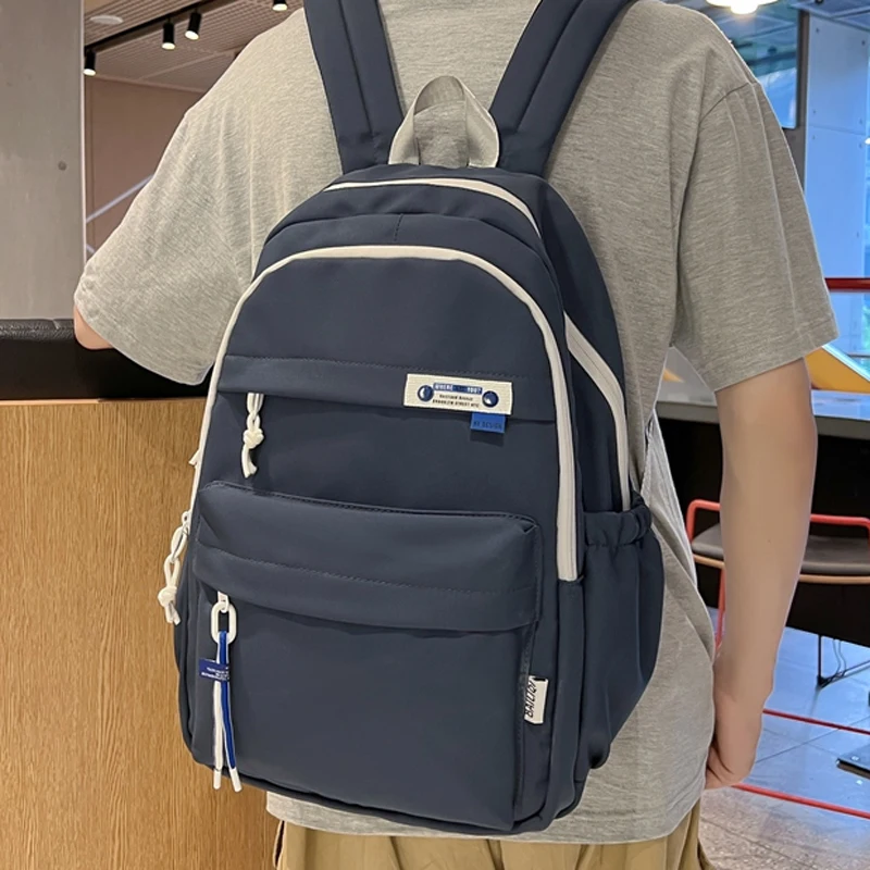 

Fashion Multipocket Nylon Women Backpack Female Big Waterproof Back Bag Portable School Rucksack For Girl Student Schoolbag Cool