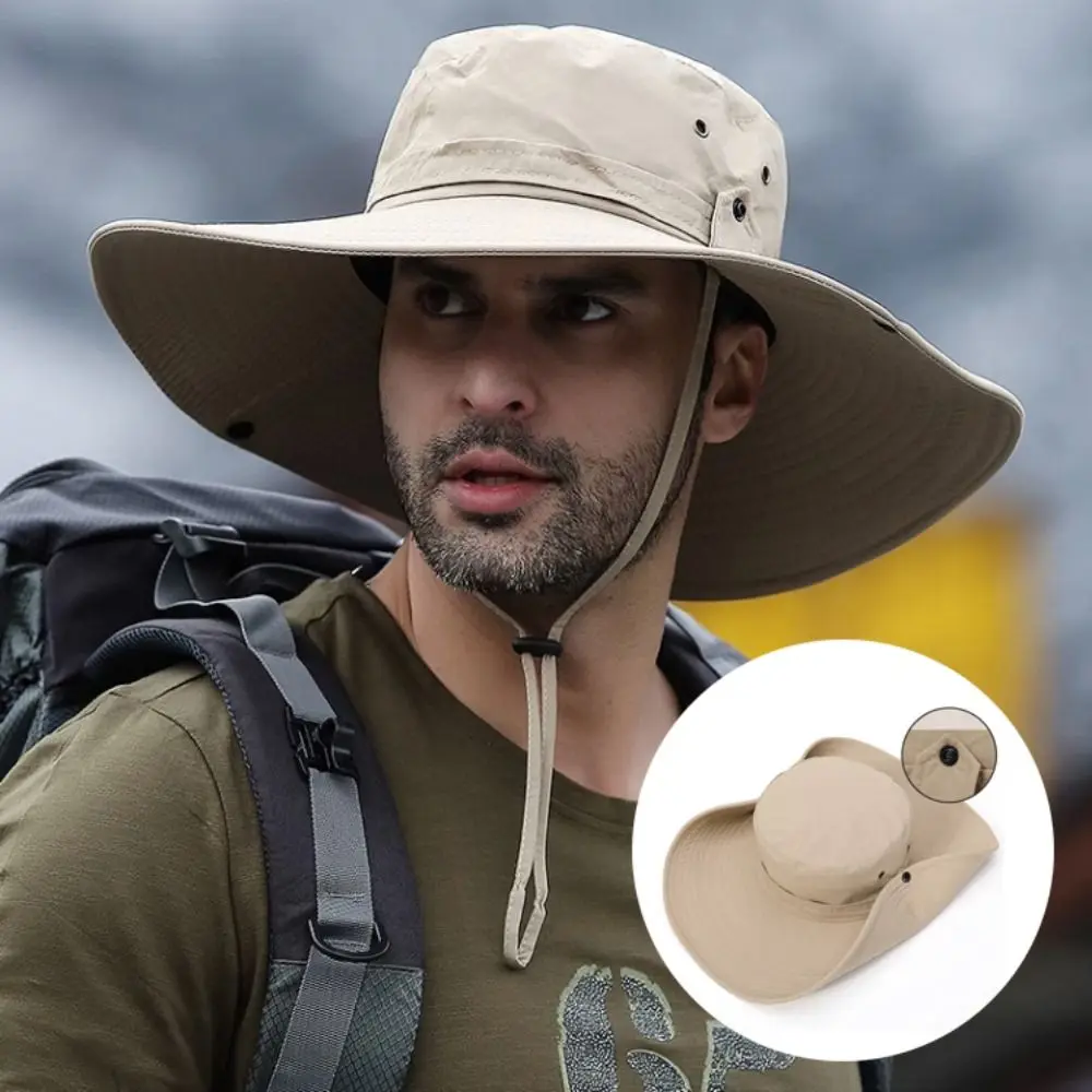 

Chinlon Fishing Hat for Men Mens Sun Hat Panama Hat Sun Hat for Men Fishing Summer Camping Hiking