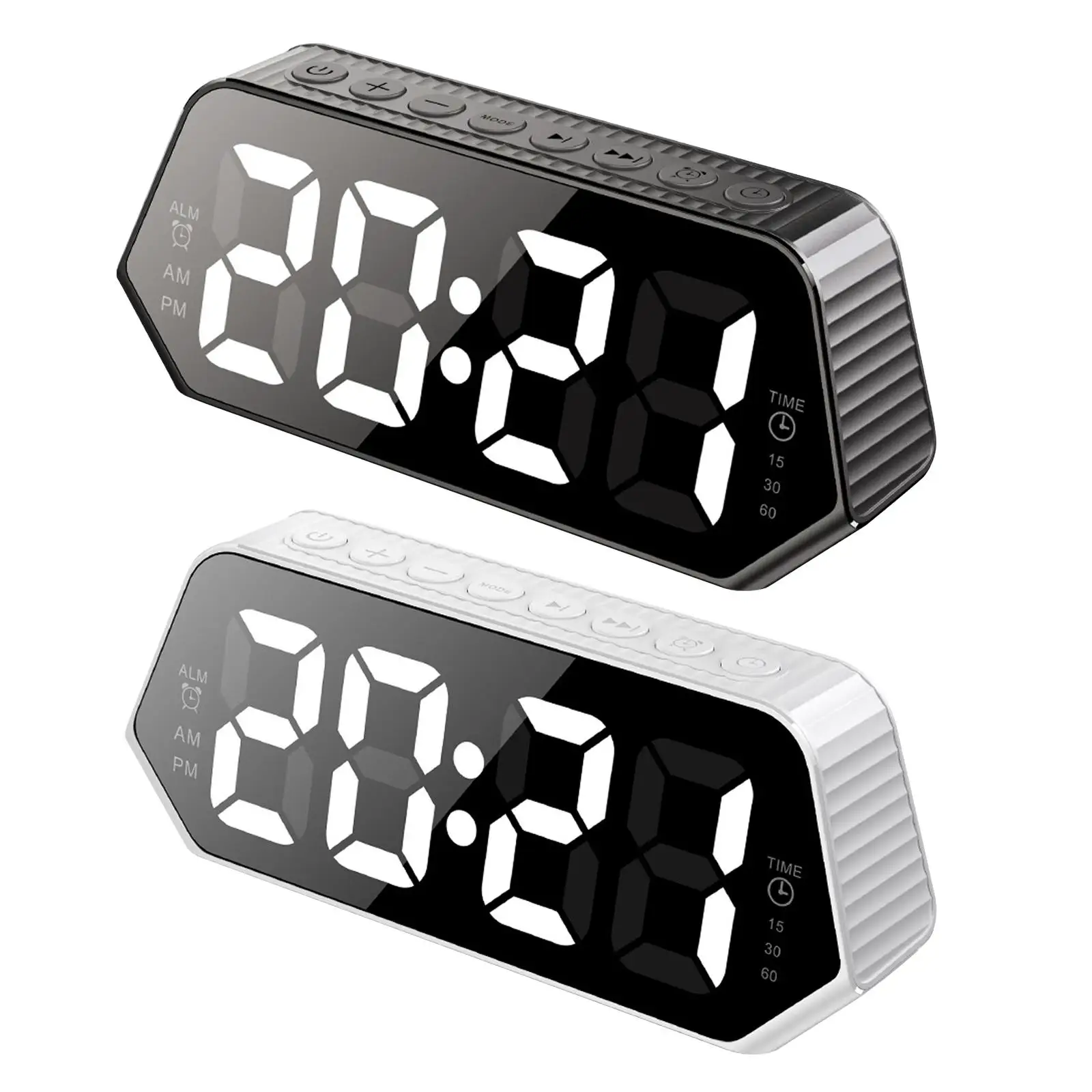 

Digital Alarm Clock USB Battery Powered Large Tabletop Clocks for Bedroom