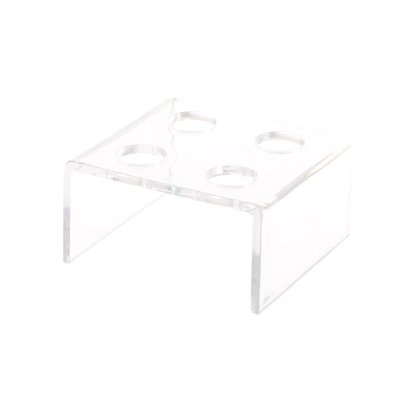 

Acrylic 4 Holes Silicone Lipstick Mold Holder Lip Balm Mould Stand For DIY Tool