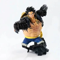 16cm anime one piece figure fourth gear luffy fighting form surrounding pvc action model desktop collection ornament toy gift