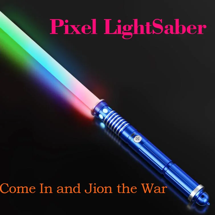 

106cm Pixel Metal Lightsaber 28 Colors 28 Sound Fonts Laser Sword Cosplay Prop Heavy Dueling Sabre De Luz Gift For Adult Toys