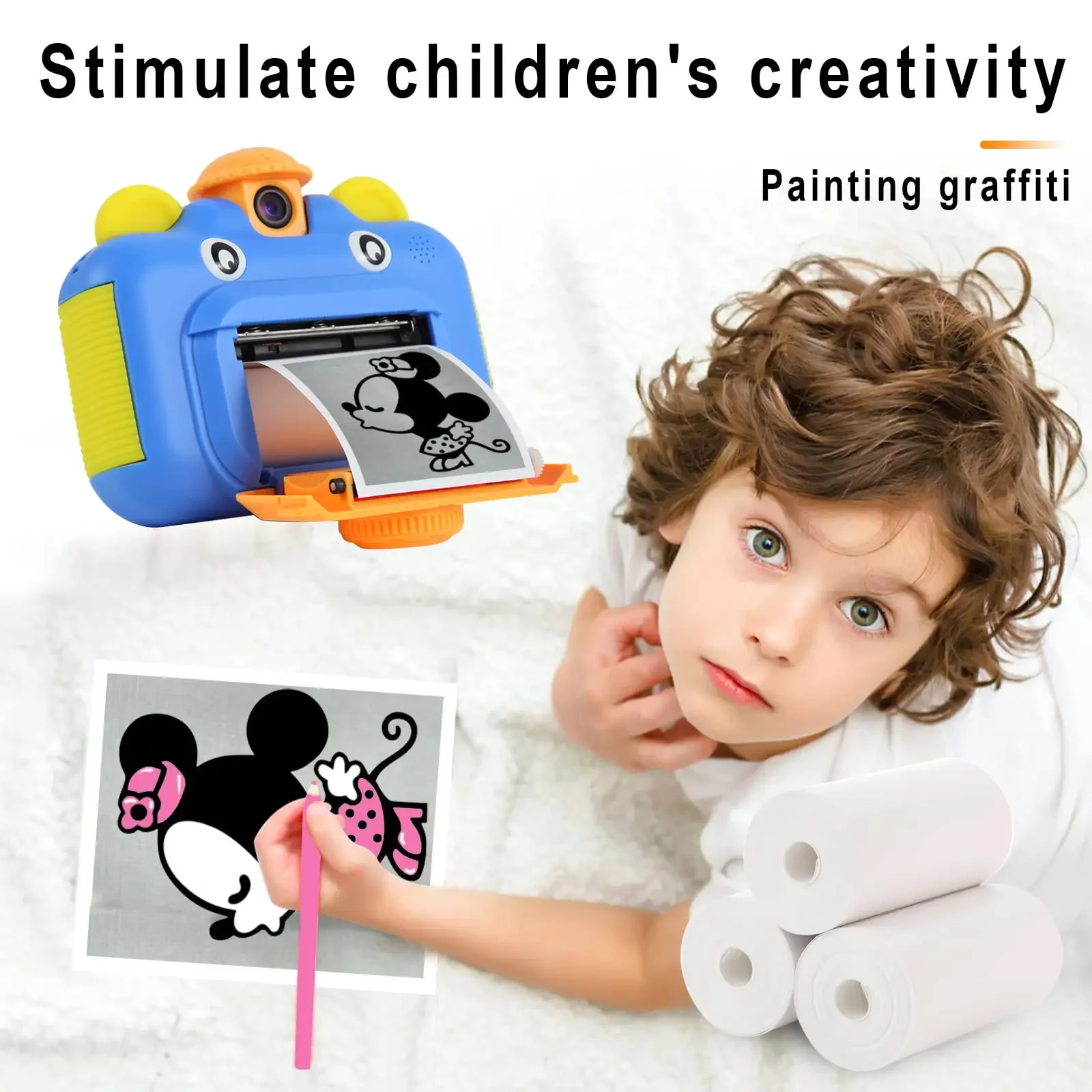 15 рулонов детской бумажной пленки для мгновенной камеры термопечатающая пленка