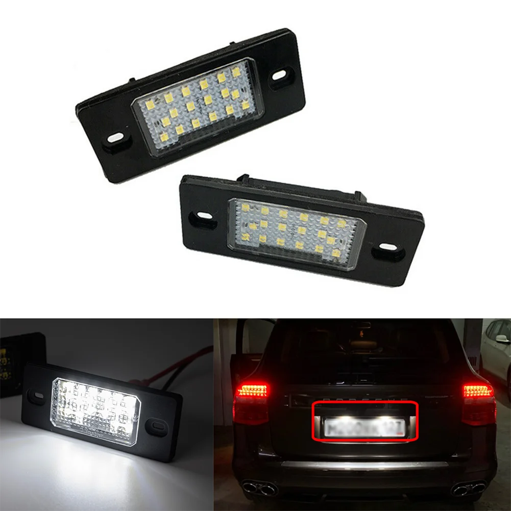 

New Practical License Plate Light\\\\\\\\ Lamp 12-30V 2002-2010 Accessories Fittings For Porsche Cayenne 955 957 Led