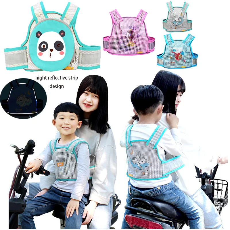 

Baby Kids Safety Motorcycle Belt Child Seat Belt Riding Harness Motor Cycle Baby Straps Breath Anti-fall Loss Protection Belt