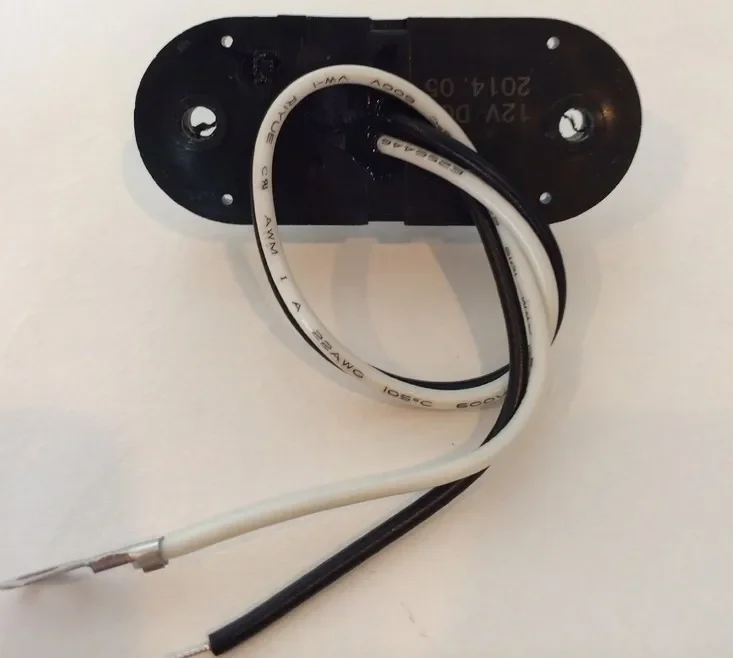 10 шт. 2 5 &quotянтарно-красный прицеп светодиодный габаритный мини-светильник с