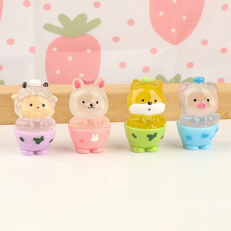 Украшение для кукольного домика сделай сам миниатюрная Люминесцентная 3D банка с