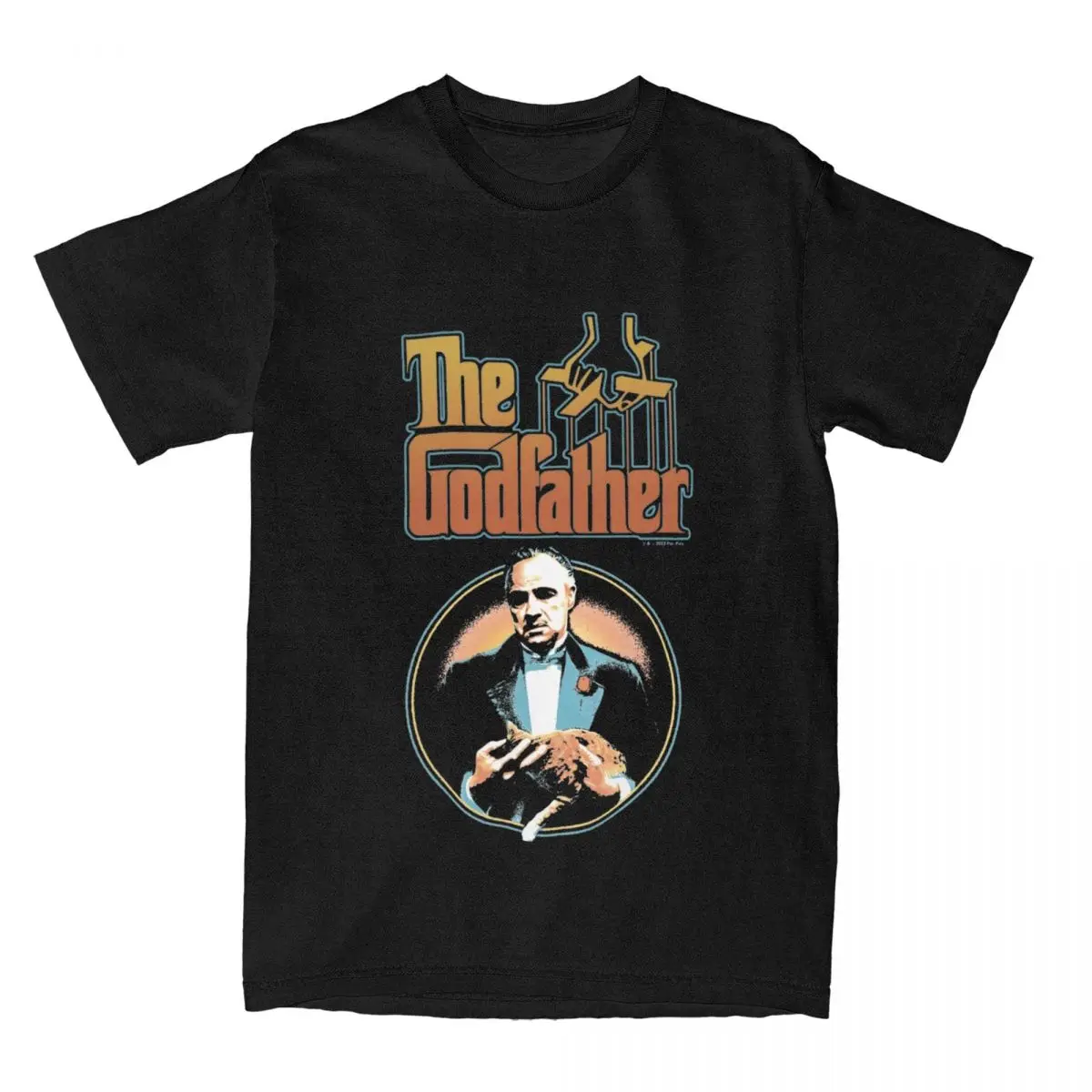 Футболка с принтом крестного отца для мужчин и женщин, из чистого хлопка