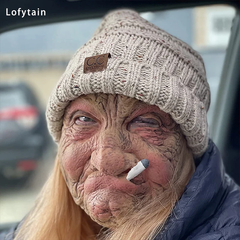 Lofytain курительная старинная фотомаска для Хэллоуина латексный фотокостюм
