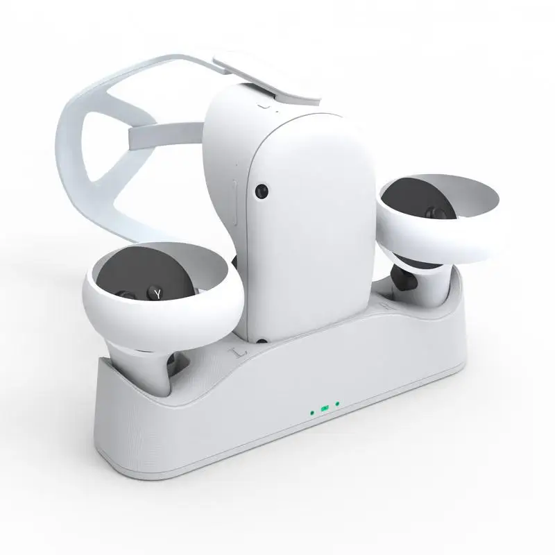 

For Oculus Quests 2 Goggles Headset Handle Touch Controllers Magnetic Charging Dock Station Fast Charger Stand VR Accessories