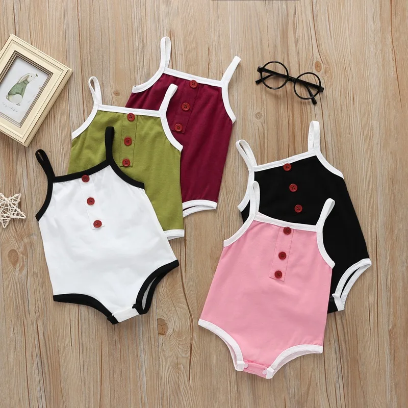 

Infant one-piece romper sleeveless newborn baby 0-3 years old baby wrapping romper