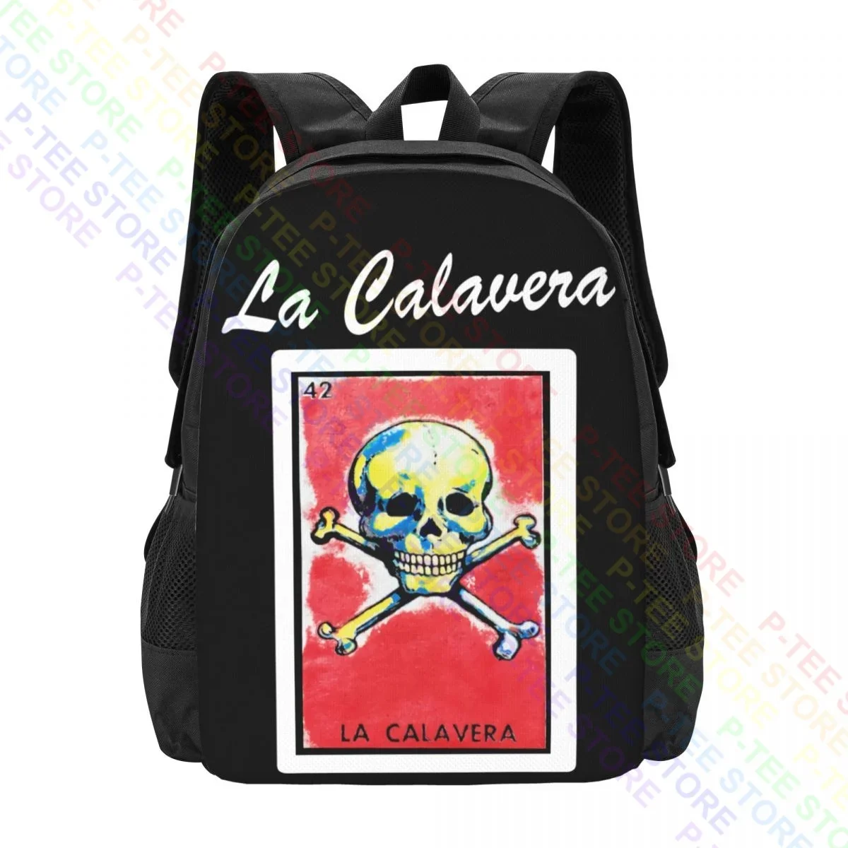 La Calavera Loteria Мексиканский бинго Новинка Семейный рюкзак большой вместимости