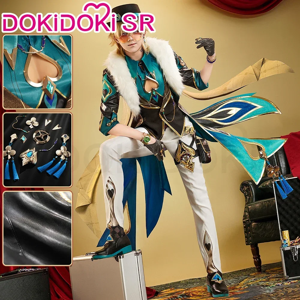 Костюм для косплея авантюрина игра Honkai: Star Rail косплей DokiDoki-SR мужской костюм на