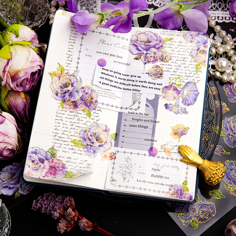 Рисунок 5 - наклейки-Коллажи с цветами