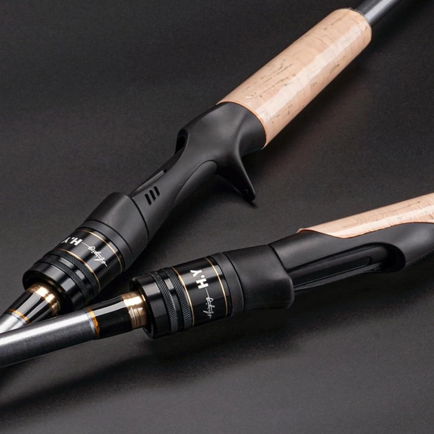 Ultralight Surf Casting/Spinning Fishing Rod High Quality 4 Piece Travel Pole for Saltwater Trout Bass Walleye and P