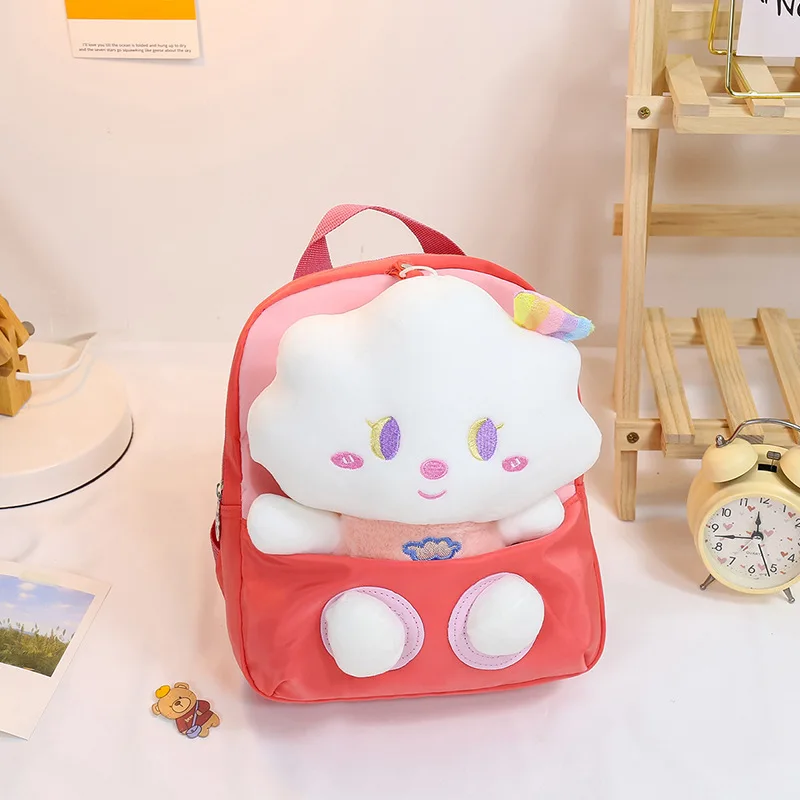 Cartoon Cloud kindergarten bag for girls Cute Star backpack for kids New Plush toy children's bag Cute Small Child girl backpack