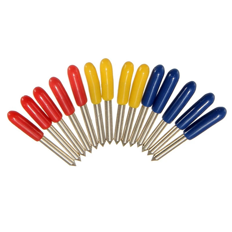 300 шт. 30/45/60 градусов резец для винила карбидные лезвия с держателем Лезвия корпус