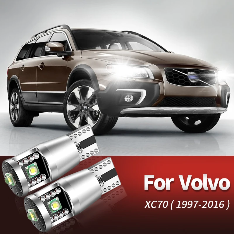 

2x для Volvo C30 C70 S40 S60 S70 S80 V50 V70 XC70 XC60 XC90 светодиодный габаритный фонарь для парковки W5W T10 194 Canbus без ошибок