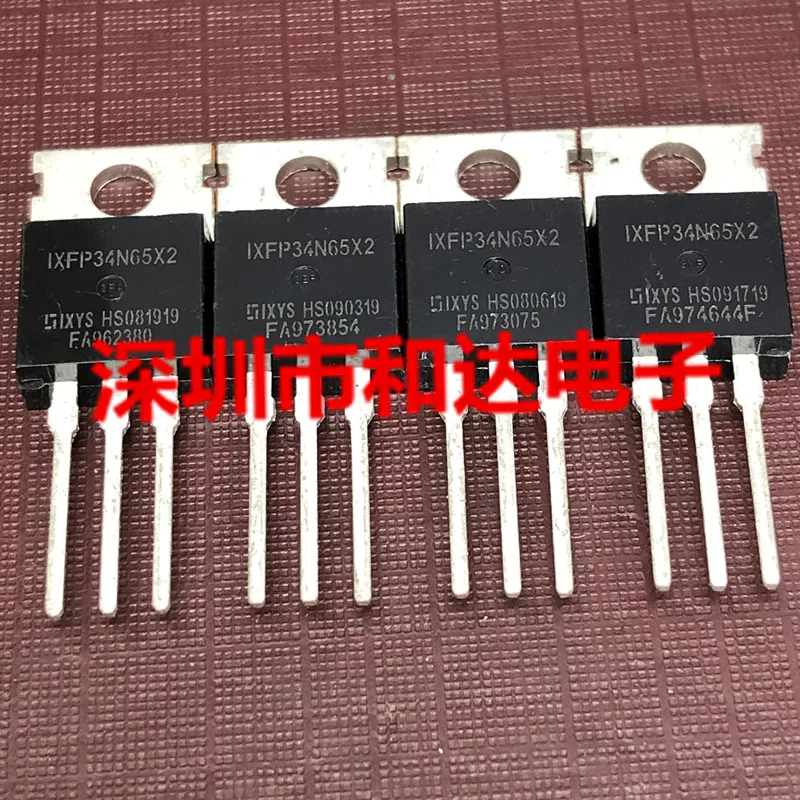 5 шт.-10 шт., IXFP34N65X2 TO-220 650V 34A, новый и оригинальный НА СКЛАДЕ