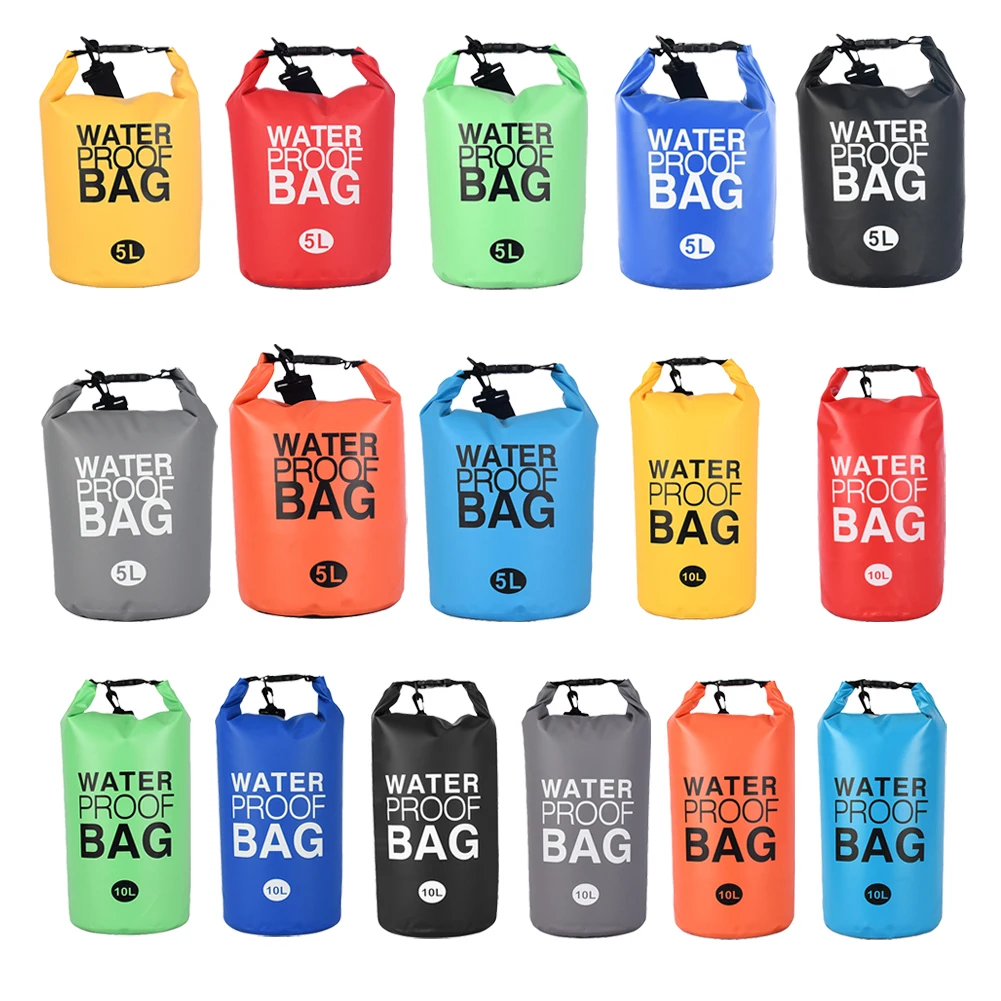 

2L/5L/10L/30L Water Resistant Dry Bag Sack Storage Pack PVC Outdoor Swimming Bag for Canoeing River Trekking Boating Diving